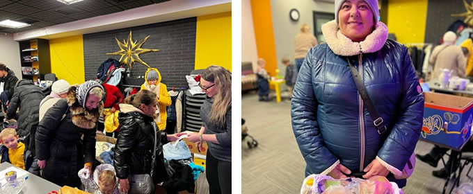 FVIの現地パートナー団体KJMCがキーフで支援活動をしています。